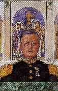 Carl Larsson portratt av overstelojtnant pontus linderdahl painting